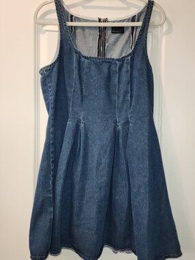 ASOS Blue Jean Mini Dress Size 12   ITEM 0320261D
